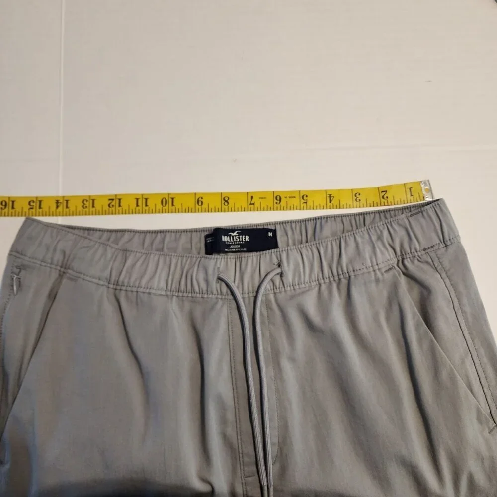 Hollister Epic Flex Jogger Pants sz M light gray